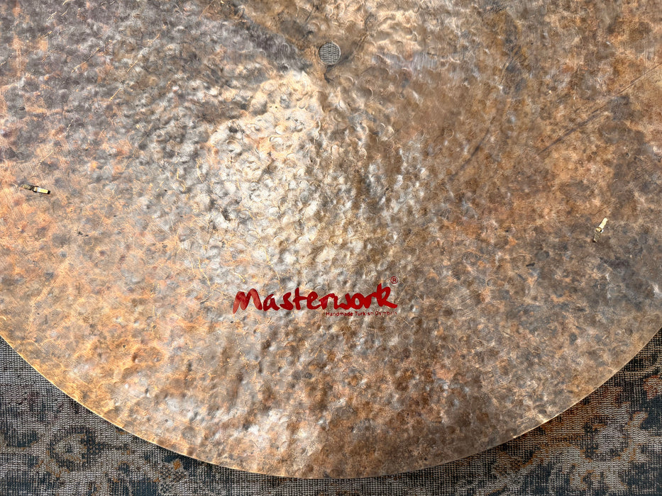 Unique TURK Style Masterwork Flat Ride Sizzle 20” w Tambourine Jingles 1756 g Flat EFFECTS!
