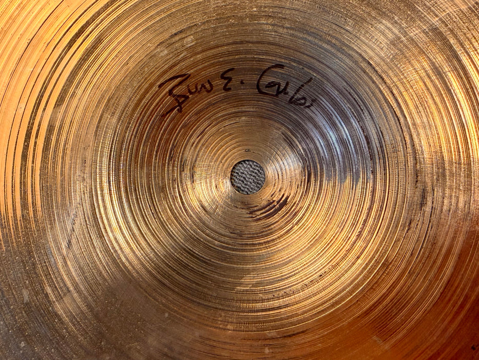 BUN E CARLOS Vintage Zildjian Factory Pang IN RARE BRILLIANT! 20” China Swish MELLOW 2038 g