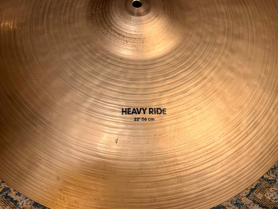 Rare 80s Zildjian 22” K Heavy Ride BRILLIANT 3496 g DARK Smooth! Great Definition! VINNIE