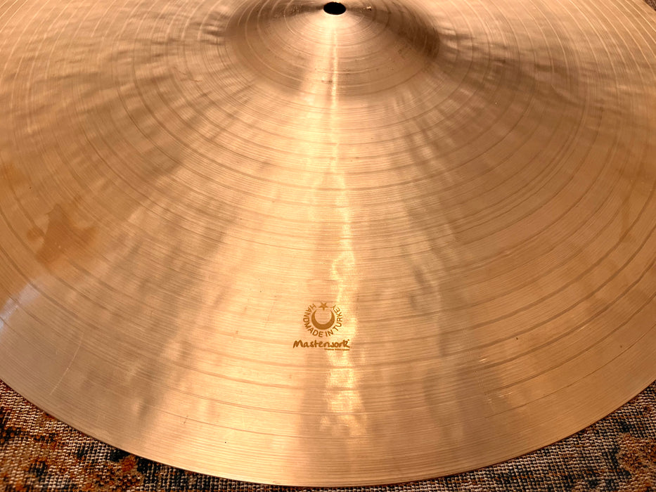 GLOWING Masterwork JAZZ MASTER 20” Paper Thin Crash Ride 1426 g MINT! Gorgeous! Responsive