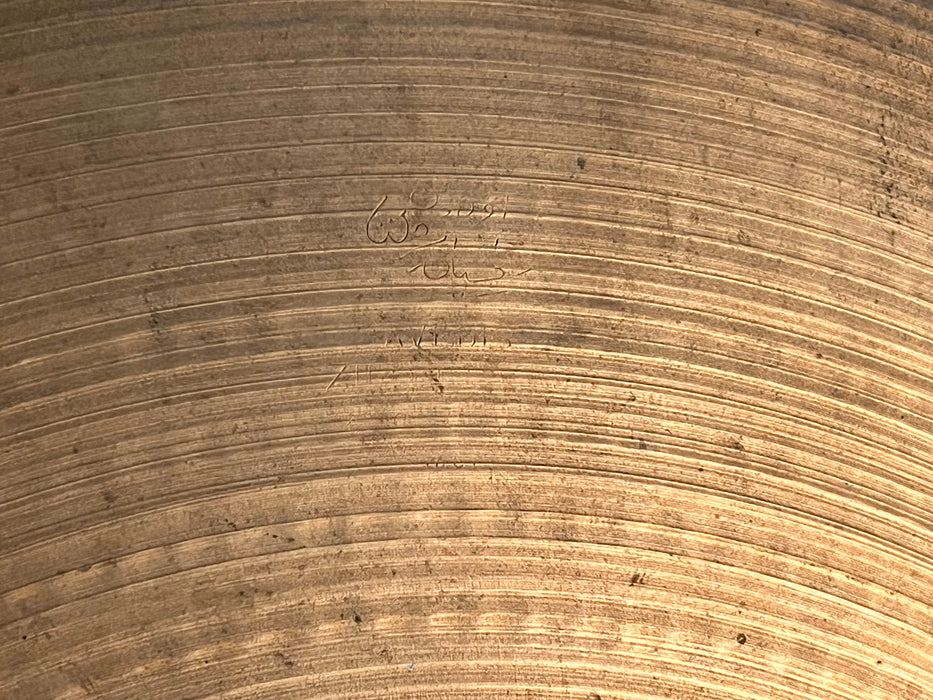 Vintage ZILDJIAN 16” Hihats HUGE Complex Tone 955 1056 g MASSIVE THIN HATS