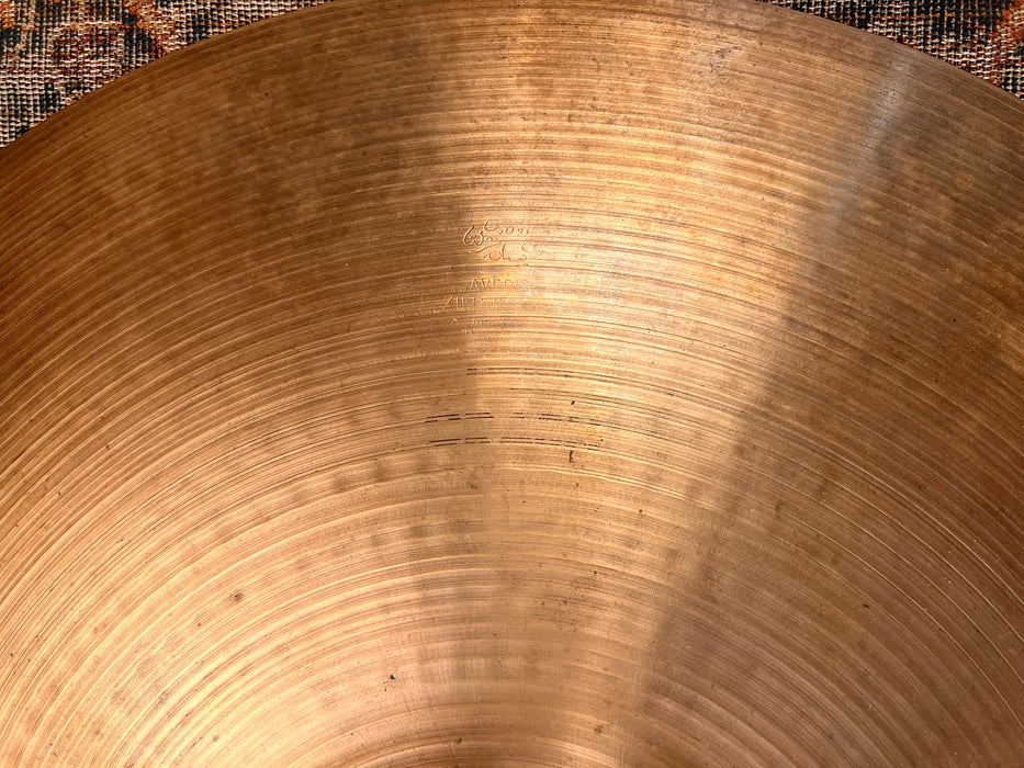 1970s Vintage Zildjian THIN Crash 18” ONLY 1322 g THIN Edges
