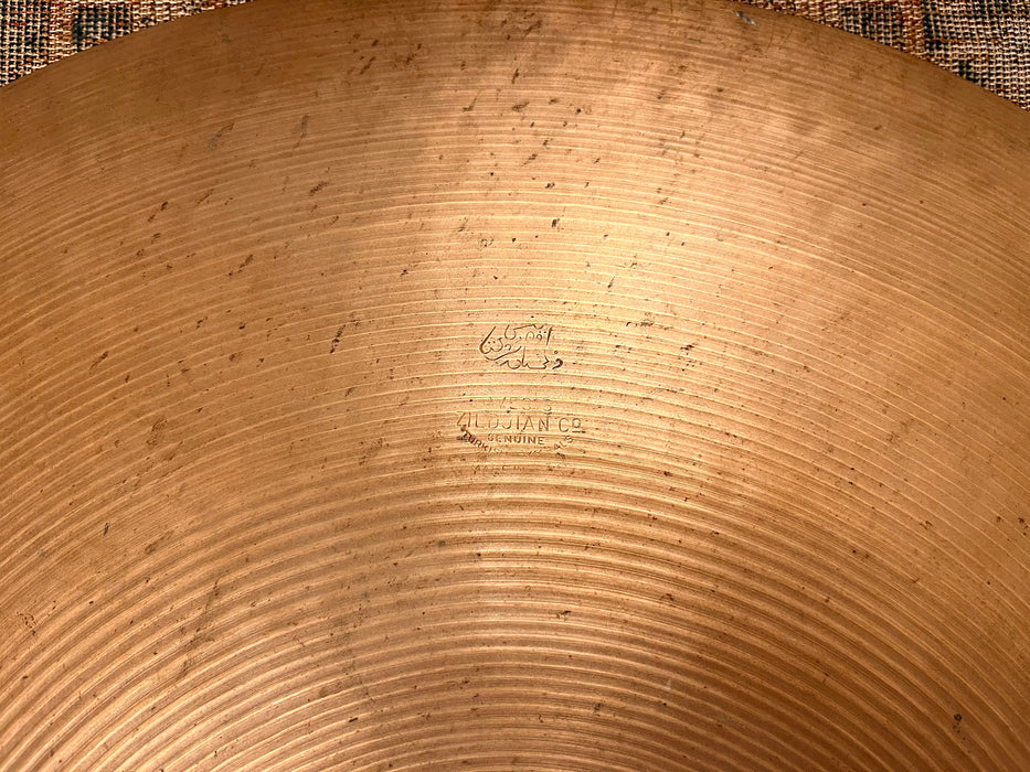 1940s Trans Stamp Vintage Zildjian 18” LIGHT Crash Ride 1536 g Smooth Airy FAMOUS Tone! Hand Hammered