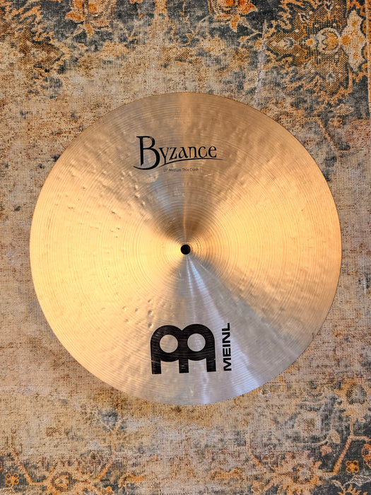 Meinl BYZANCE Medium Thin Crash 17” 1278 g DARK Tone! Versatile! Don’t Pay $400!