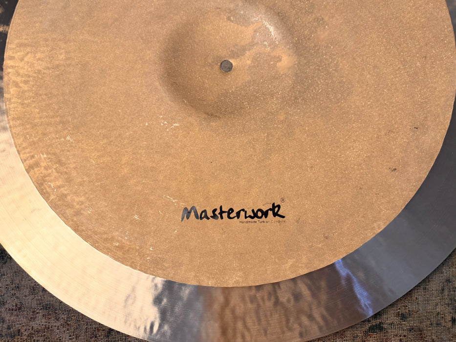 ULTRA THIN MASTERWORK 22” PAPER THIN Crash Ride ONLY 1558 g Absolutely Incredible!! Thalles