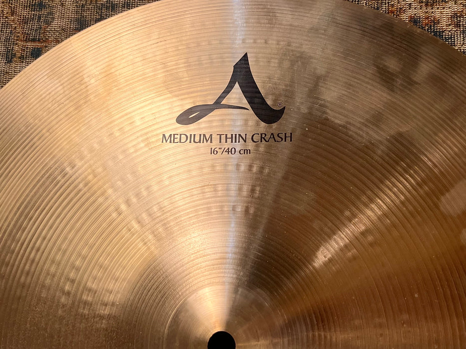 Zildjian Medium Thin Crash 16” 996 g Easily Bendable PERFECT