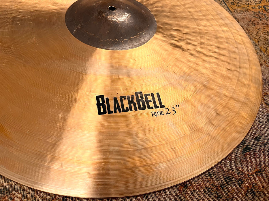 Rare 23” ISTANBUL Mehmet BLACK BELL Ride 3912 g DARK! Clean!  Raw Bell & Hand Hammered