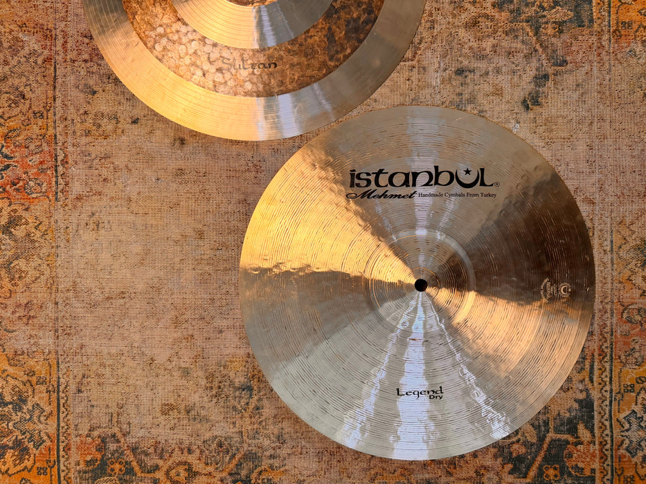 ISTANBUL Mehmet 15” COMBO SULTAN LEGEND DRY Hihats Unique Warm Dark Semi-Complex! 862 1392 g