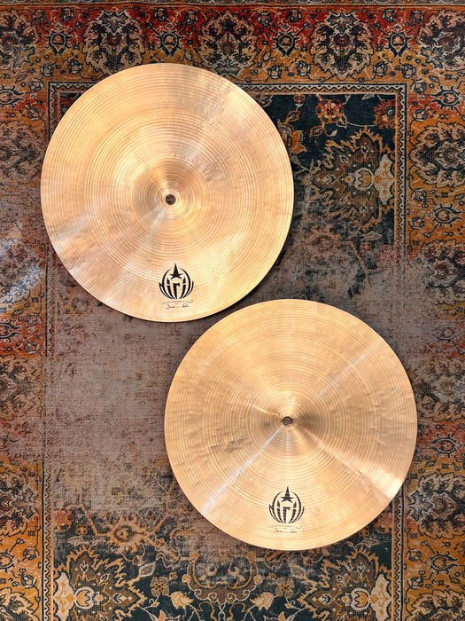 LIGHT Complex Massive Diril 16” Custom Hihats 1058 1370 g PERFECT! Gorgeous Serrated Lathing
