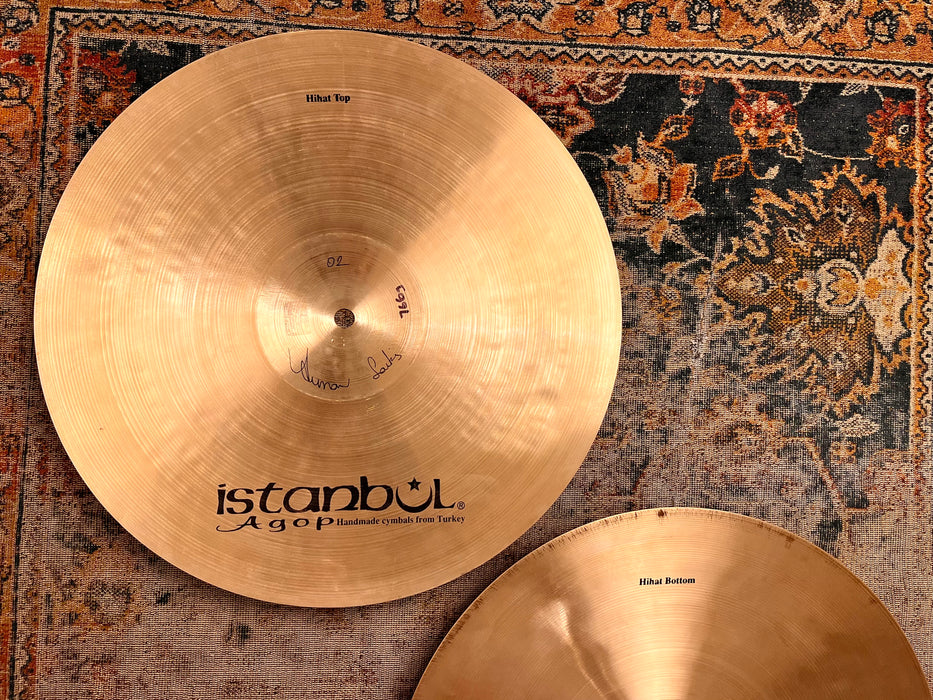 Istanbul AGOP JOEY WARONKER Hihats 14” 778 1112 g CLEAN! Responsive & Complex! Why Pay $607??