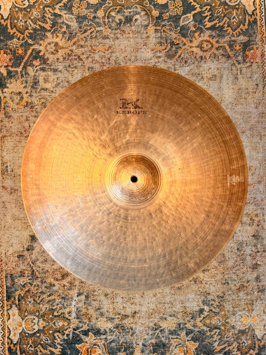 ORIGINAL Zildjian KEROPE 19” Crash Ride Multi! Ultra SMOOTH Clean Sounding One! Versatile! 1628 g