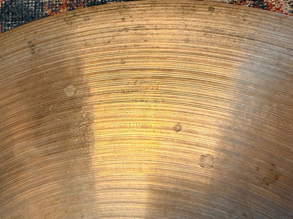 1960s Vintage Zildjian 14” Hihats PAPER THIN Light Very Complex Hand Hammered! 716 890 g