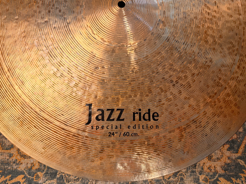 Istanbul AGOP SE 24” JAZZ Ride ULTRA DARK MASSIVE 2 Footer! PERFECT Shape! 2674 g
