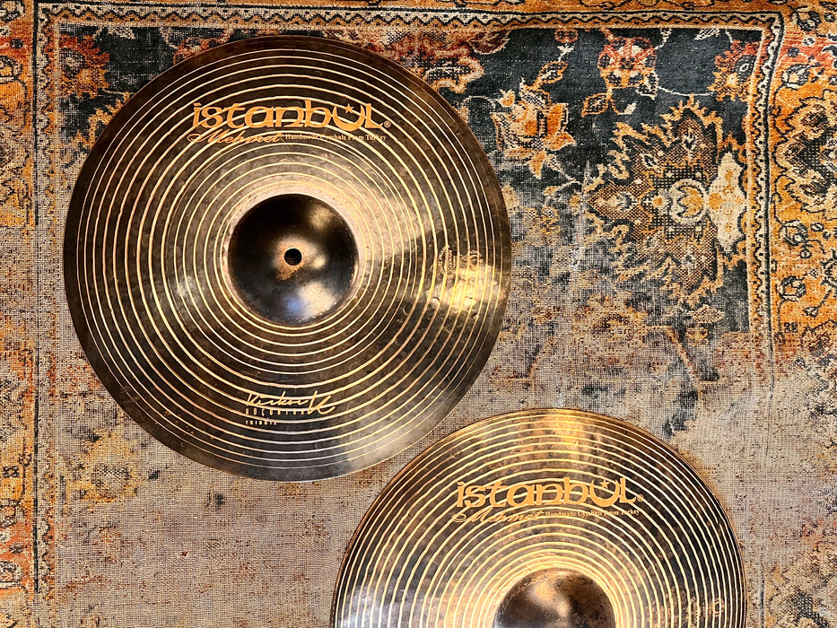 Dark Dry Istanbul Mehmet Kirkor K 14” Hihats 990 1150 g IMMACULATE Unique Black Gold