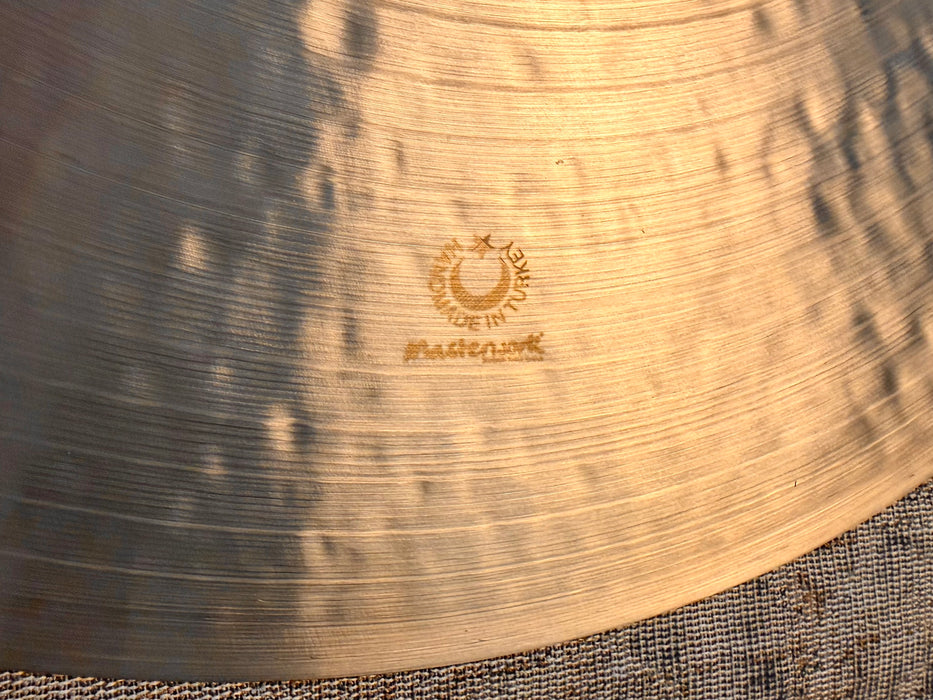 GLOWING Masterwork JAZZ MASTER 20” ULTRA Paper Thin Crash Ride 1374 g MINT! Gorgeous! Responsive