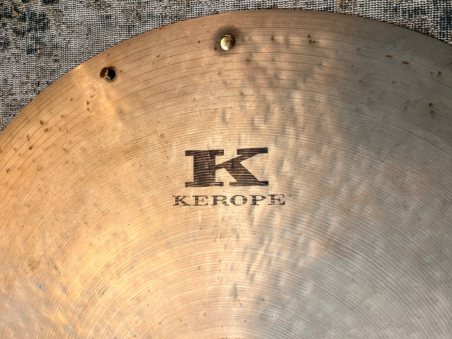 Zildjian KEROPE 19” Crash Ride LIGHT at 1542 g Underside Re-Lathed By Timothy Roberts! Gorgeous