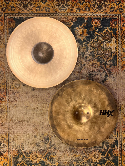 Rare DARKER CRISP SABIAN HHX FUSION 14” Hihats 1030 1780 g DISCONTINUED