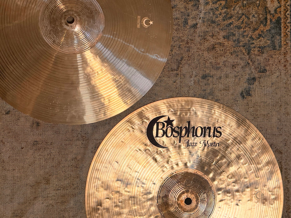Bosphorus JAZZ MASTER Hihats 14” 800 1200 g LIGHT w/AIRY COMPLEXITY! Hard To Find! PERFECT