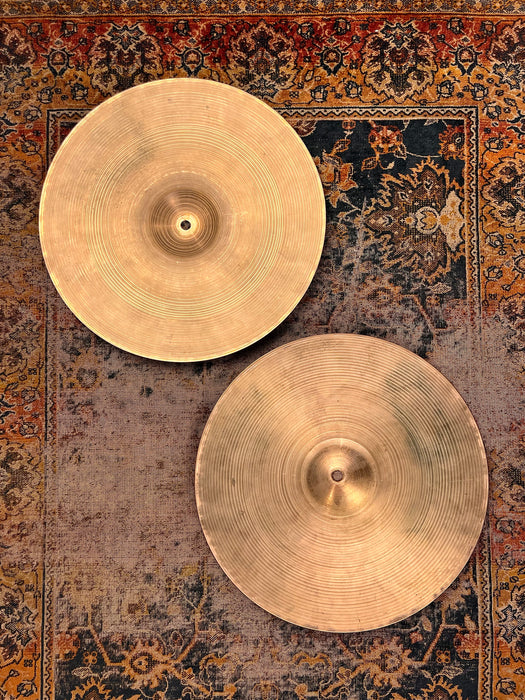 Glorious THIN 1960s Vintage Zildjian 15” Hihats 996 1192 g LIGHT DRY RINGO