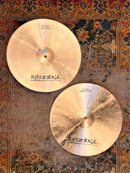 ISTANBUL Mehmet 15” Legend Hihats Mel Lewis 1184 1336 g Glowing WARM Dark IMMACULATE