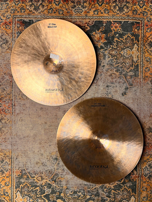 ISTANBUL Mehmet TONY WILLIAMS Hihats 15” 1128 1324 g IMMACULATE! GORGEOUS! Dark! RARE