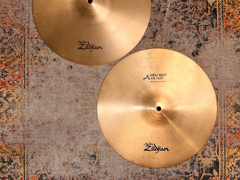 Zildjian 14” NEW BEAT Hihats CLEAN CRISP 1050 1412 g Articulate Tone! Don’t Pay $480!!!