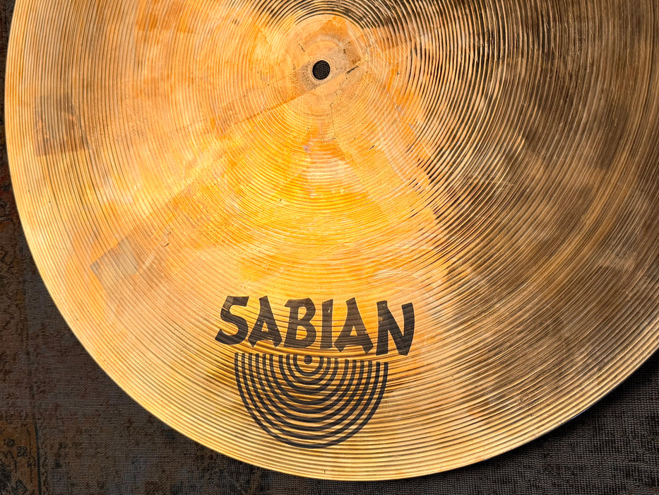 RARE Sabian ED THIGPEN Signature 22” CRYSTAL FLAT RIDE In Brilliant! Ultra Dark! Beautiful! 2926 g