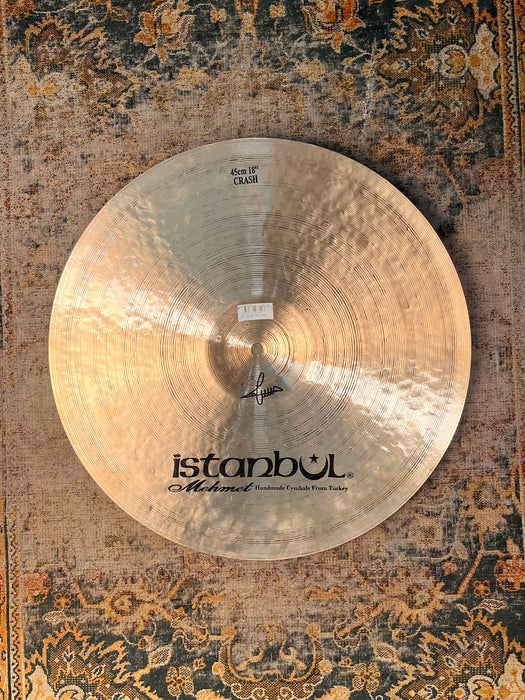 ULTRA DARK ISTANBUL Mehmet 18” LEGEND DRY THIN CRASH 1418 g