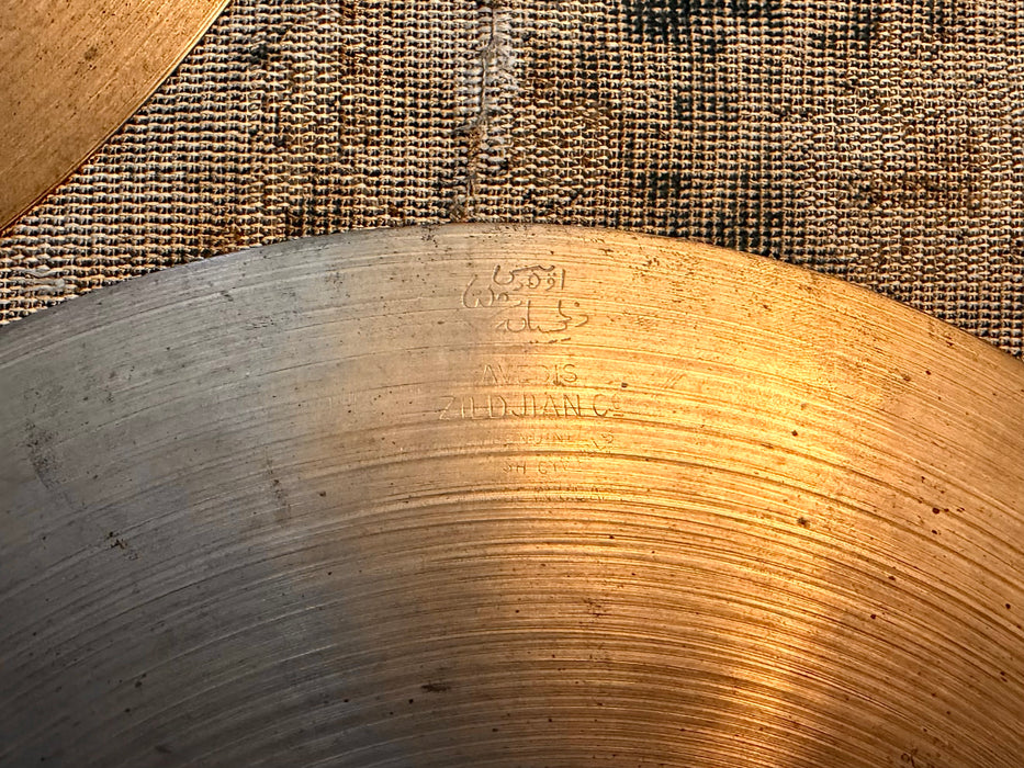RARE 1950s Vintage ZILDJIAN Paperthin 12” Hihats Hand Hammered Light AIRY Whispy! 484 538 g