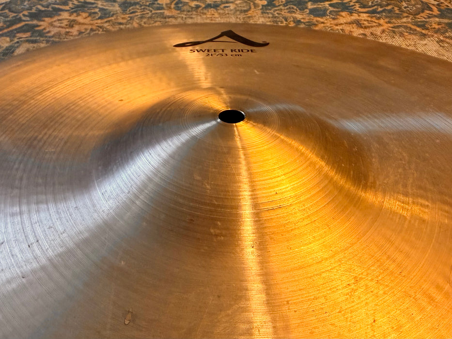 Zildjian SWEET RIDE 21” CRASH Only 2366 g Glowing Warm! Versatile! CLEAN! Why Pay $445?