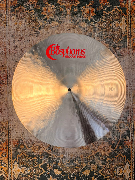 Versatile SMOOTH Warm Slightly Dry Bosphorus 22” Groove Series Ride 2176 g MINT!