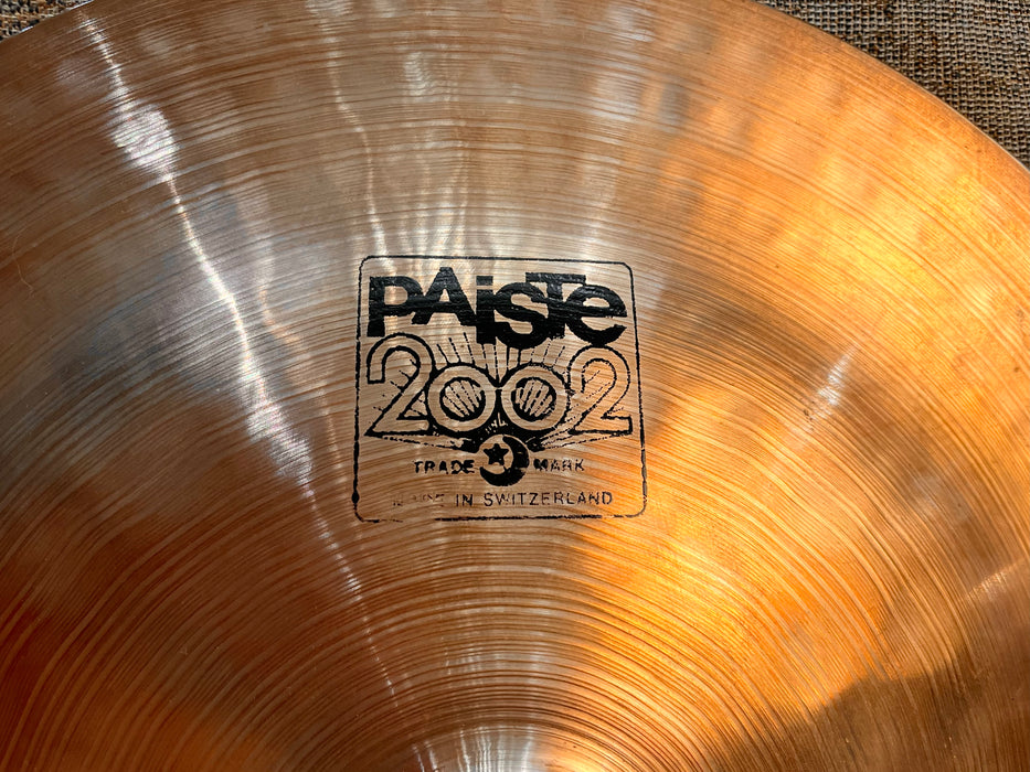 WHOA!! Paiste PROTOTYPE MODERN BLACK LABEL 2002 China 14” 610 g Never Seen THIS Logo! Fast Effects