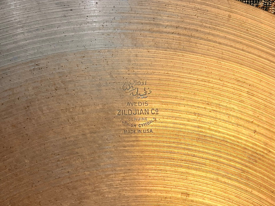 AMAZING LUSH 1950s Vintage ZILDJIAN 20" DARK Ride or Crash GORGEOUS 2050 g Sounds Awesome Versatile