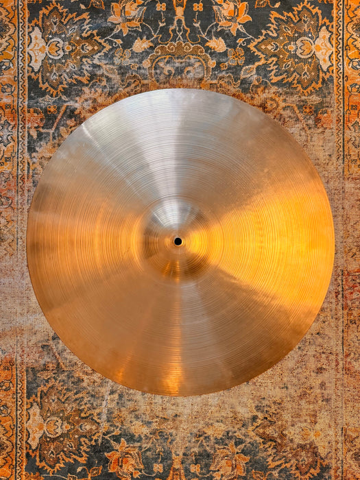 BIG Light 1960s Vintage Zildjian 22” Light Crash Ride ONLY 2436 g Complex Thin 22”! Golden GLOW! THIN