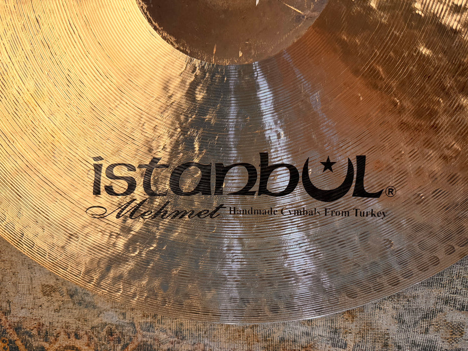 Rare ULTRA DARK Complex Istanbul Mehmet 22" MC Jazz Ride 2384 g PERFECT! Sizzle! CRASHABLE