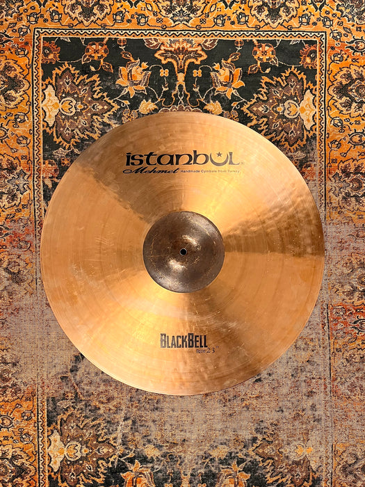 Rare 23” ISTANBUL Mehmet BLACK BELL Ride 3912 g DARK! Clean!  Raw Bell & Hand Hammered