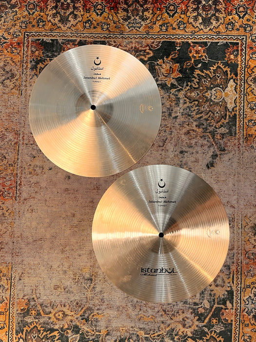 Rare ULTRA WARM ISTANBUL Mehmet NOSTALGIA 14” Hihats 918 1118 g PERFECT! Buttery SMOOTH!