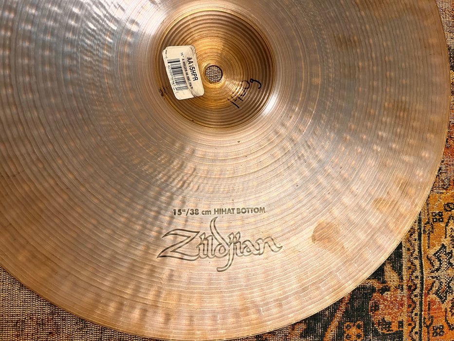 Zildjian AVEDIS Series 15” Hihats 1062 1400 g HUGE SMOOTH Tone! Discontinued! CLEAN IN BAG!