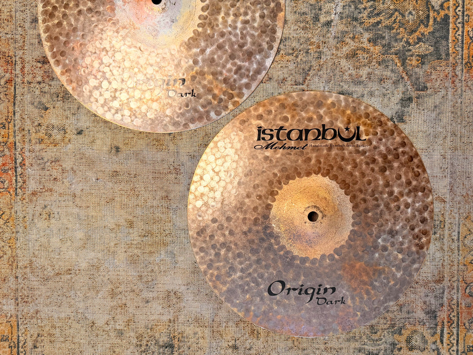 DARK DRY RAW Istanbul Mehmet Origin Dark Hihats 13” 842 1011 g PERFECT! Organic Crisp Tone