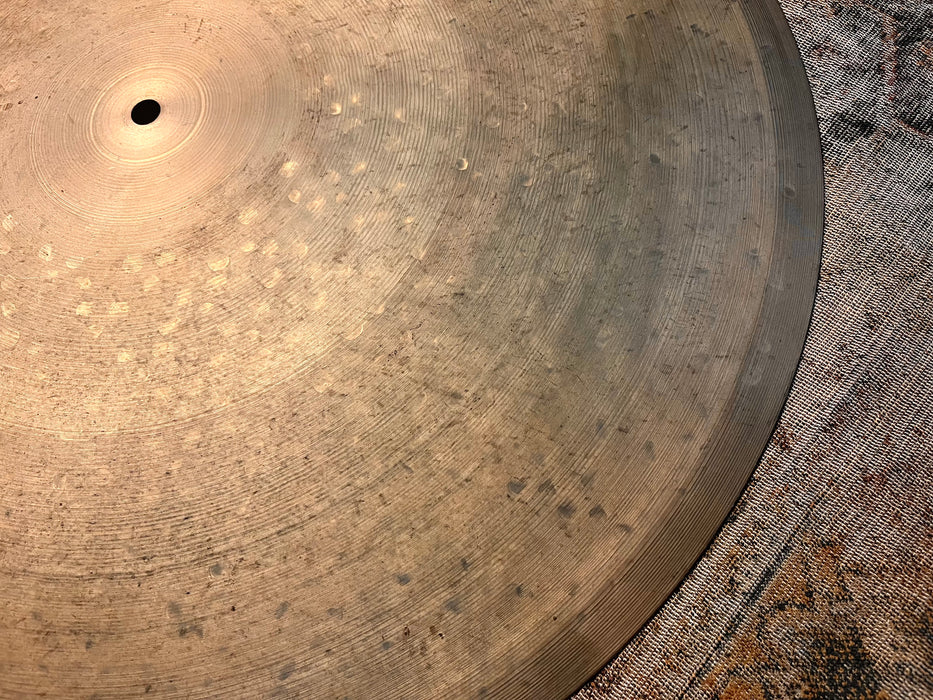 Zildjian 22” K Custom FLAT RIDE Rare Discontinued! 2590 g DRIER DARK Tight Definition! Controlled!
