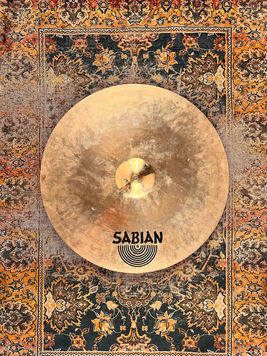 Rare Vintage SABIAN BRILLIANT HH Hand Hammered 22” Heavy Ride 3938 g CANADIAN K Dark SMOOTH