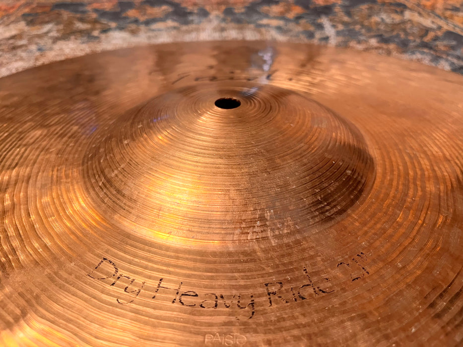 PAISTE Signature DRY HEAVY Ride 21” 3374 g DANNY CAREY! Hard To Find! DISCONTINUED! Fantastic!