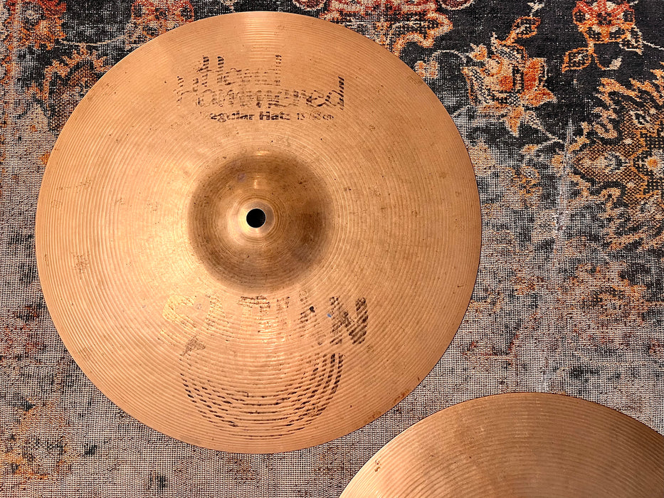 Rare 30 YR Old DARK Crisp Sabian HH 13” Hihats 795 1195 g BRILLIANT! Sound Phenomenal! Listen