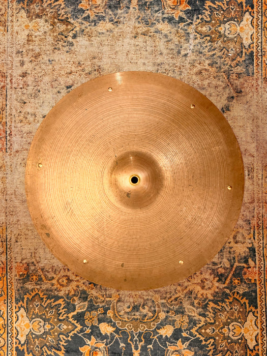 1950s Vintage Zildjian 20” Sizzle THIN Ride Crash 2095 g Beautiful Sounding! Hand Hammered