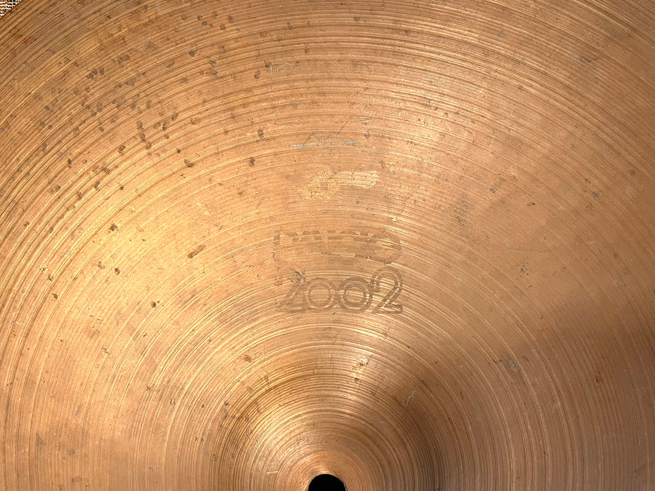 RARE 1974 Vintage Paiste 2002 18” STAMPED MEDIUM 1472 g BONHAM! EARLY 2002