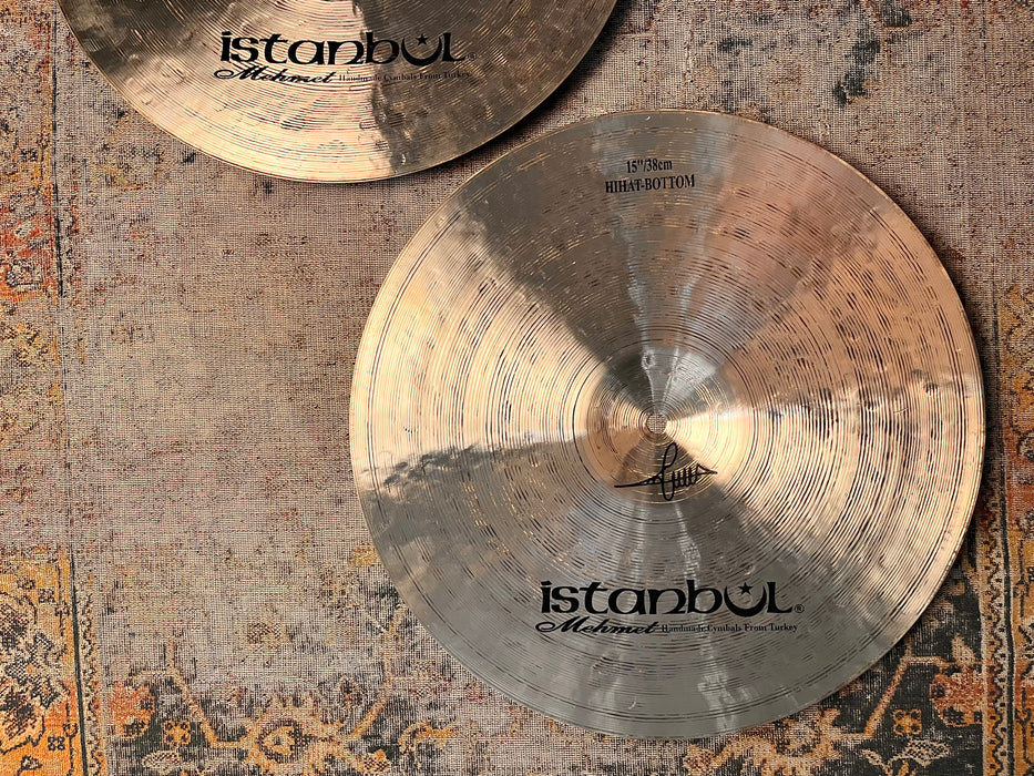Rare HUGE Istanbul Mehmet LEGEND DRY 15” Hihats 1136 1274 g MINT