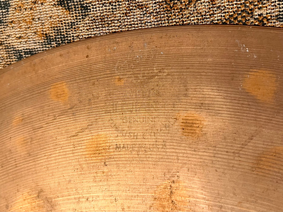 Unique Zildjian Prototype K Constantinople Hybrid Deep Hammered 22" Ride Crash Sizzle Light Complex 2459 g