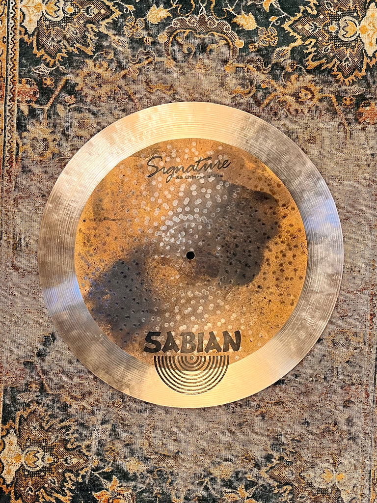 Rare Sabian JIA FLAT CHINA 18” John Blackwell Jr. Signature 1391 g