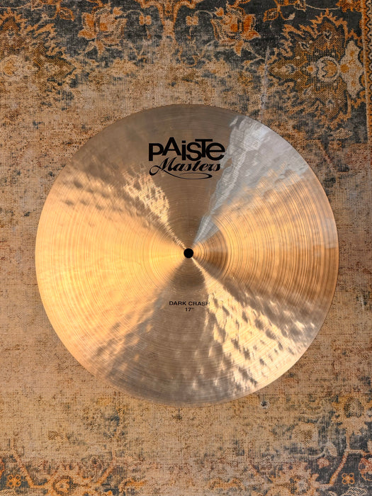 Paiste MASTERS Dark Crash 17” Gorgeous PAPER THIN Dark Complex at 1147 g Don’t Pay $500 For A Guess