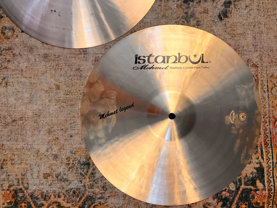 ISTANBUL Mehmet 15” Legend Hihats Mel Lewis 1114 1334 g Glowing WARM Dark IMMACULATE